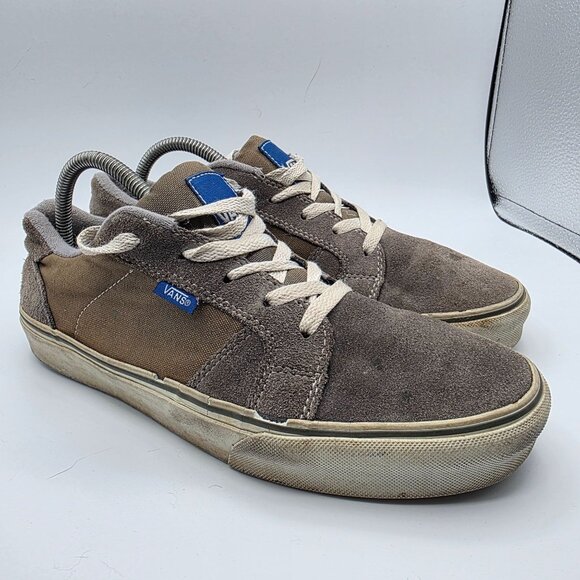 Vans M Widow Vulc Mid Mens Size 9.5 Gray Brown Sneaker Shoes Casual Walking - Picture 1 of 15